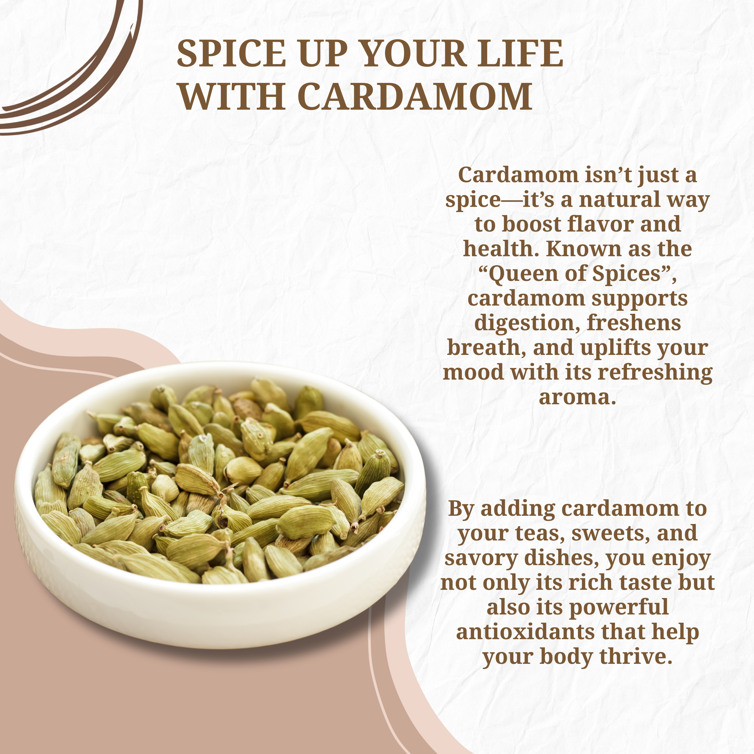 Organic Cardamom (250 gm)