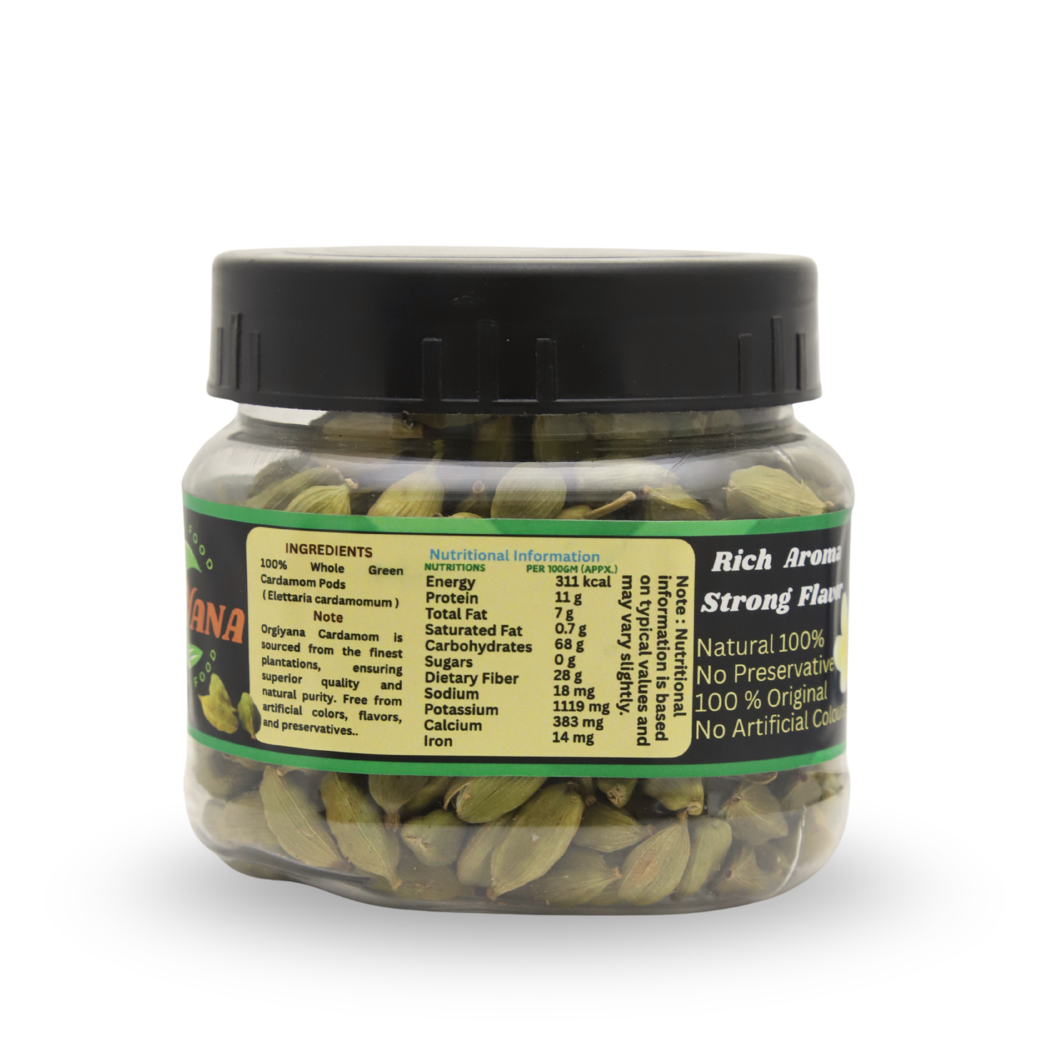 Organic Cardamom (250 gm)