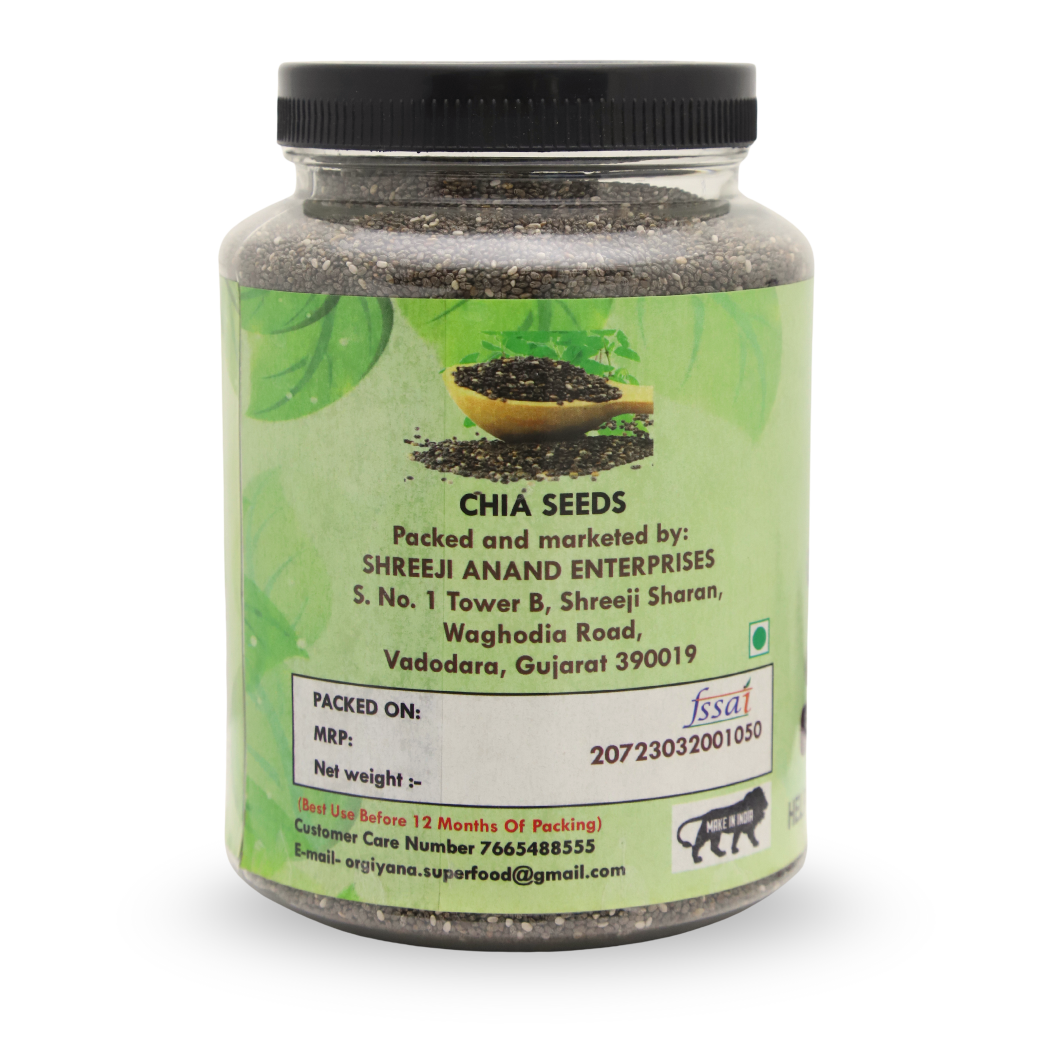Organic Chia Seeds (500 gm)