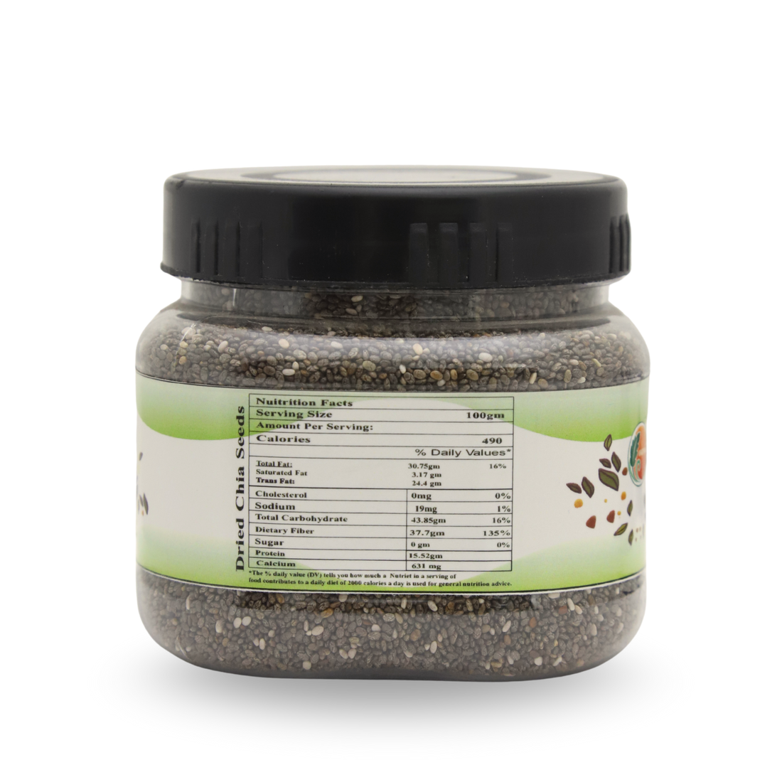 Organic Chia Seeds (250 gm)