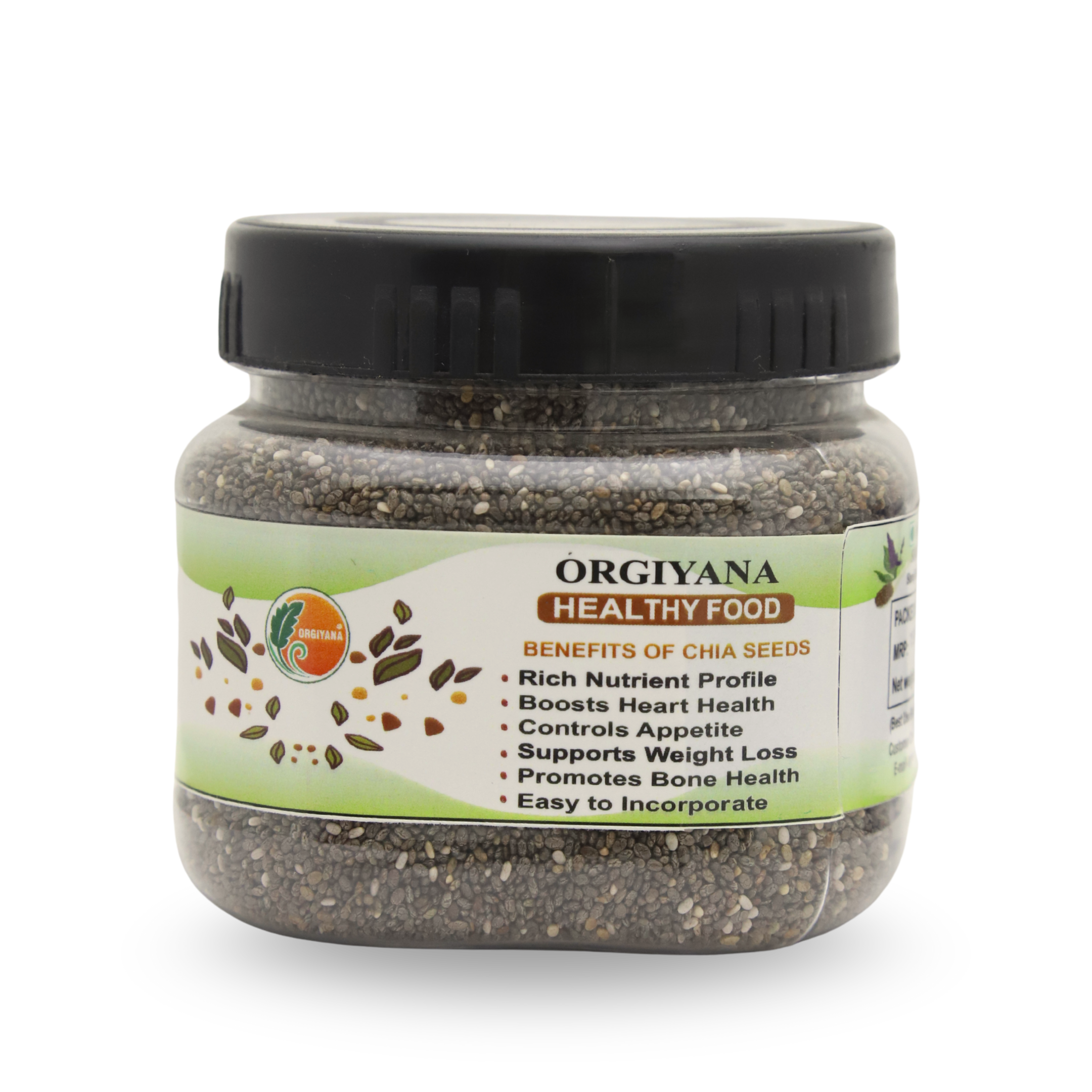 Organic Chia Seeds (250 gm)