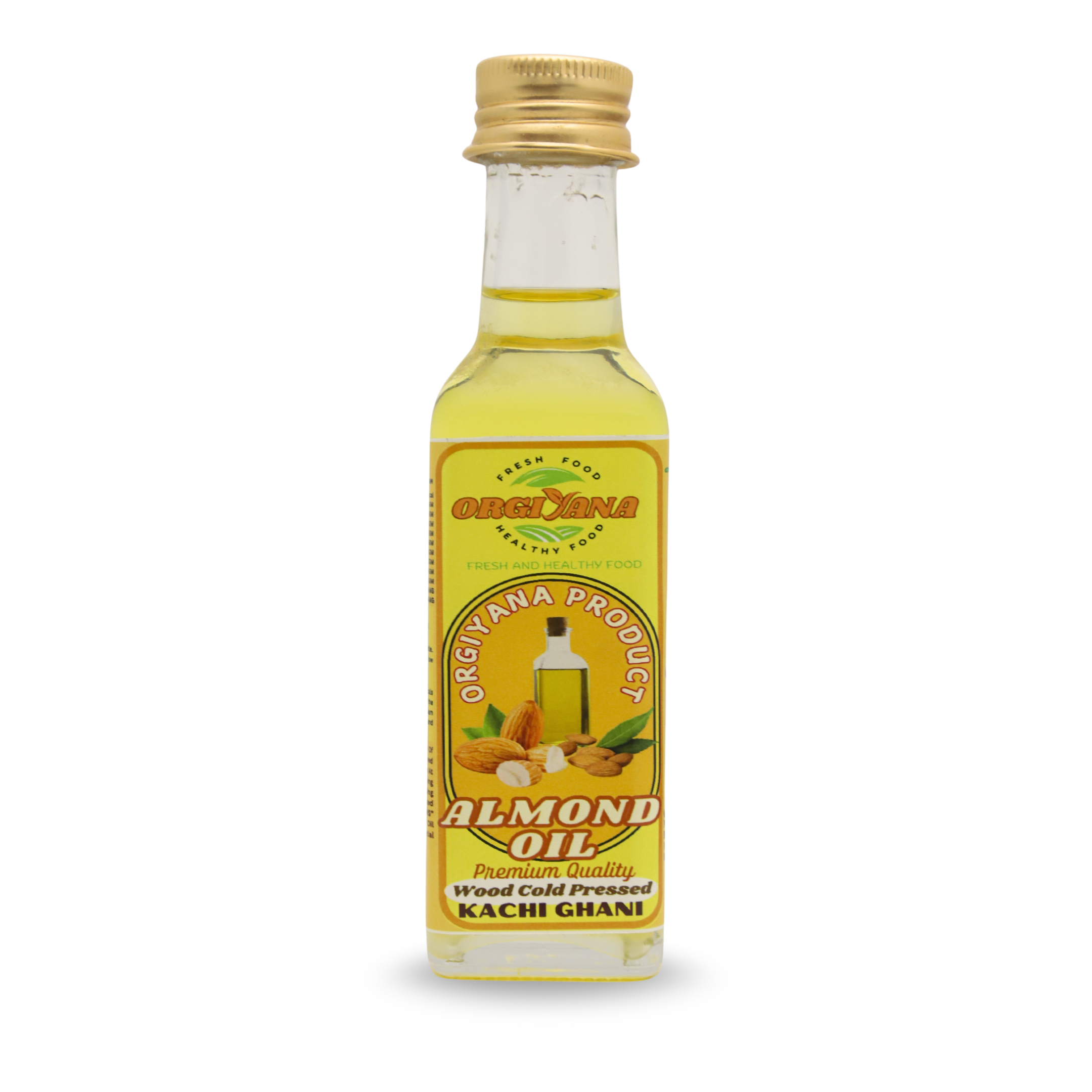 Cold pressed almond oil 100 ml by Orgiyana