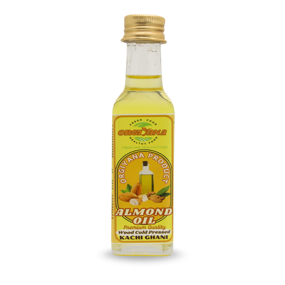 Cold pressed almond oil 100 ml by Orgiyana