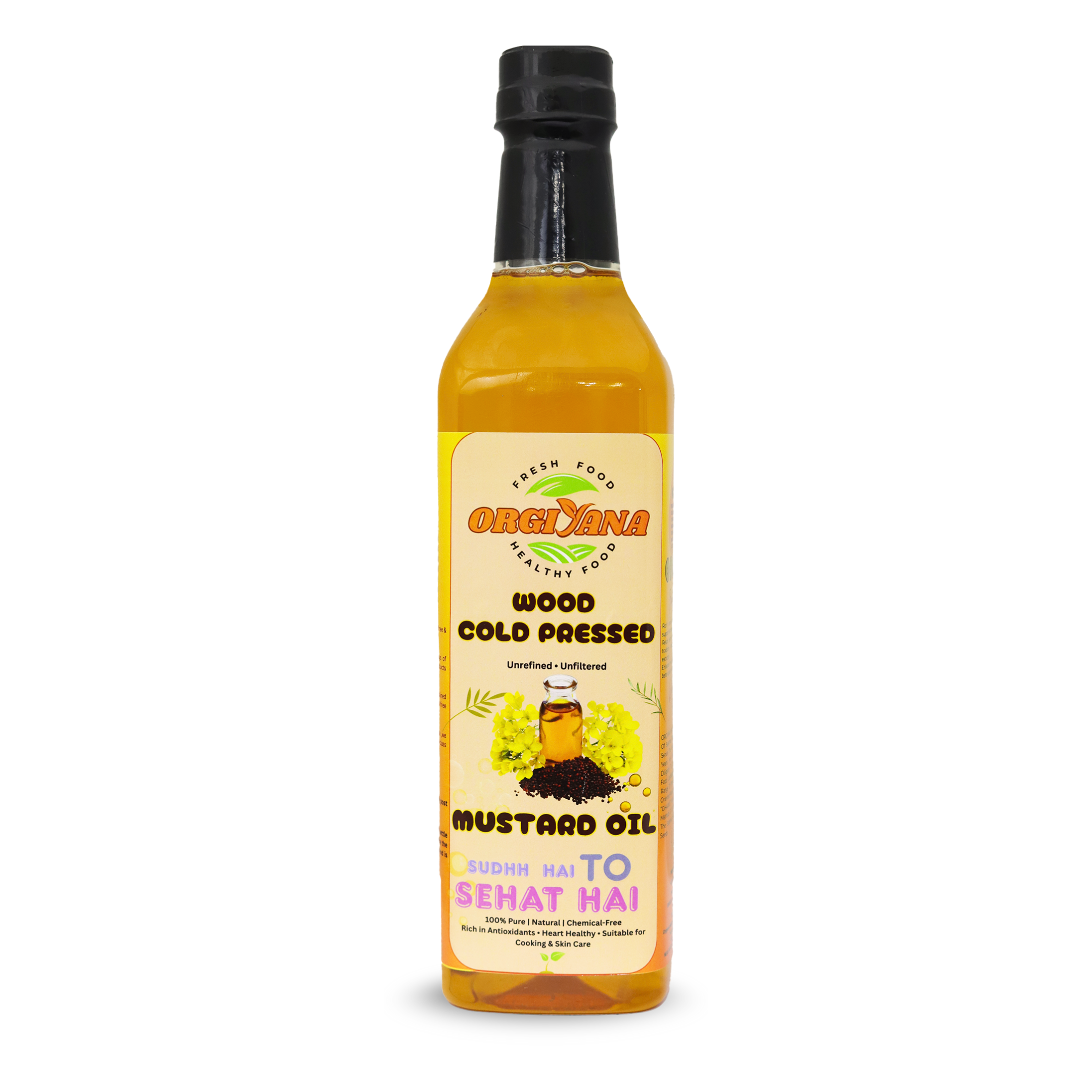 Organic Mustard Oil (1 litre)