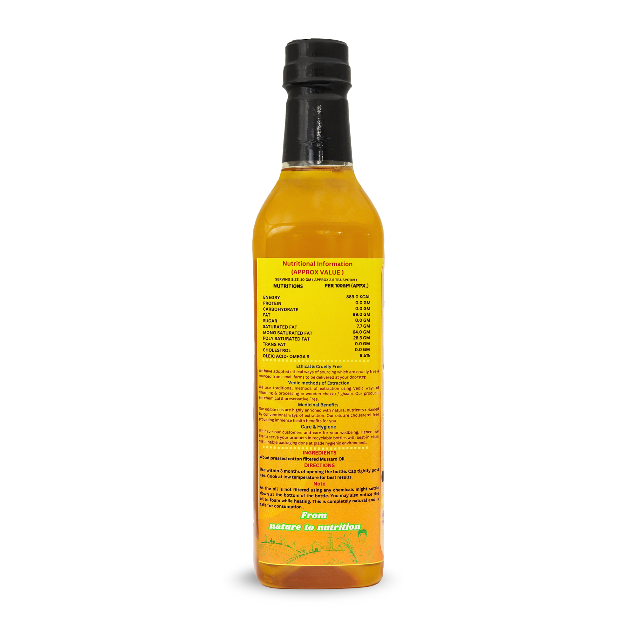 Organic Mustard Oil (1 litre)
