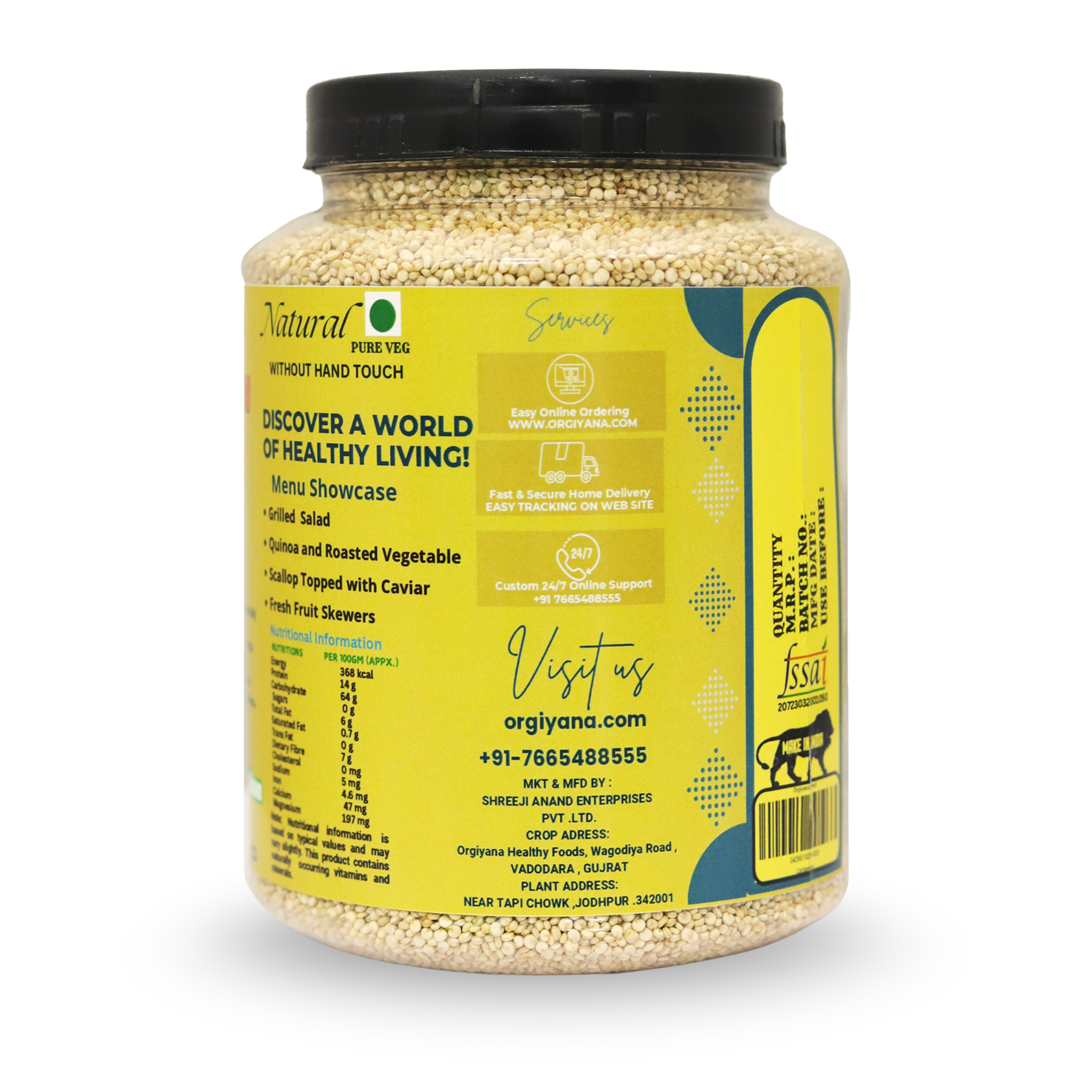 Organic Quinoa Seeds (500 gm)