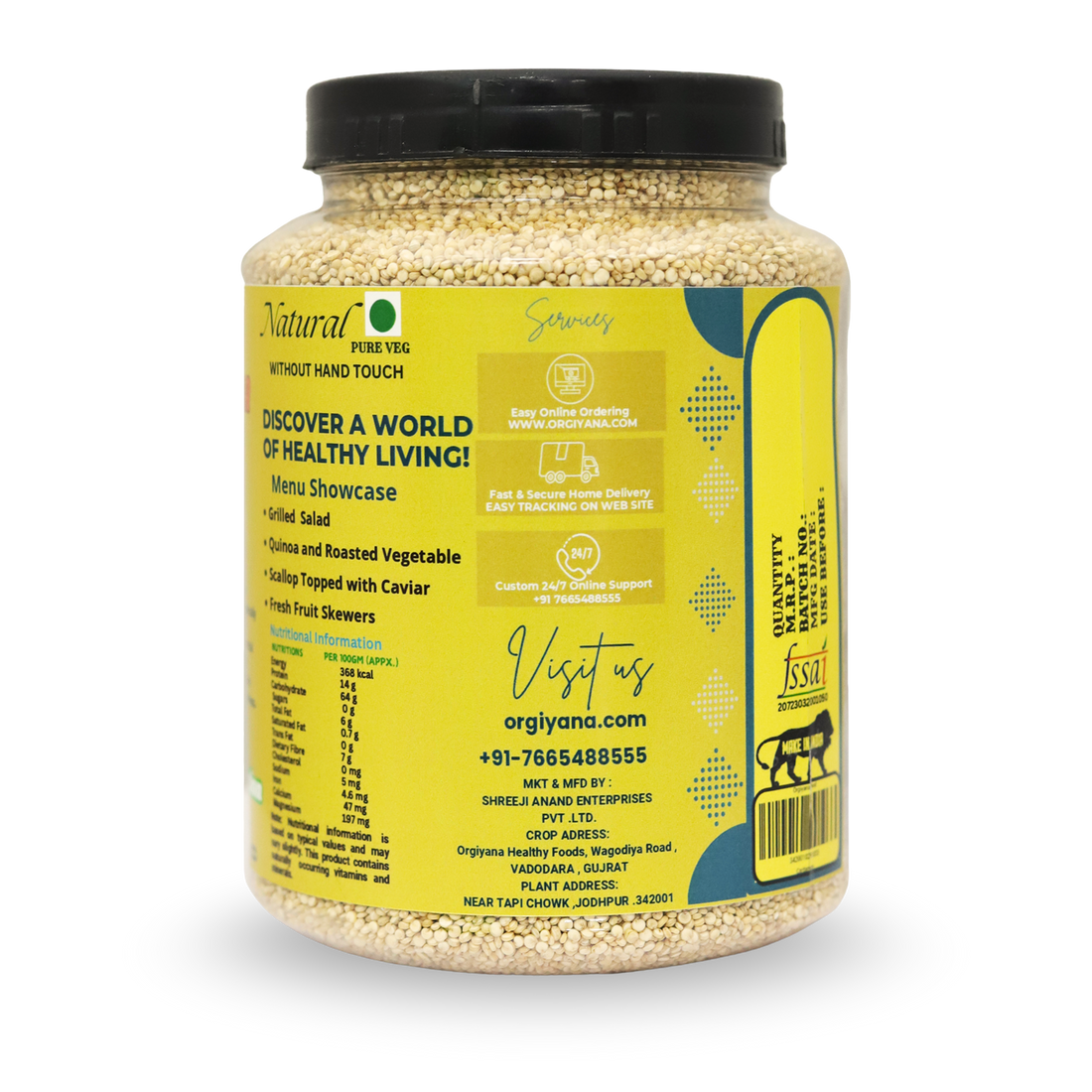 Organic Quinoa Seeds (500 gm)