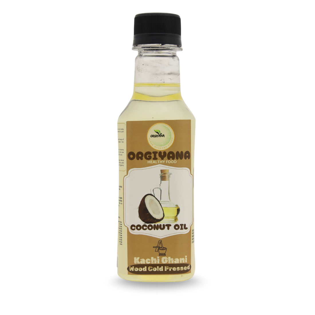 Wood cold pressed coconut oil 1 litre by Orgiyana